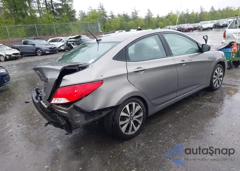 2017 Hyundai Accent Value Edition z USA, uszkodzony, nr VIN KMHCT4AE0HU385436